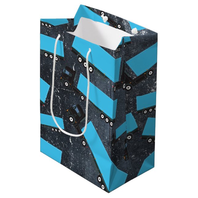 Sattelschlepper Mittlere Geschenktüte (Vorderseite Schrägansicht)