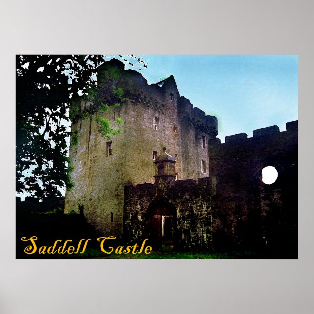 Sattelschloss Poster (Vorne)