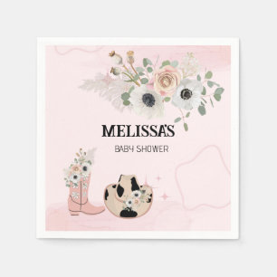 Sätten Sie die moderne Western Cowgirl Custom Serviette