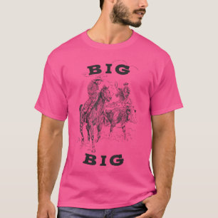 Sätten Sie große kleine Fam Big Little Rodeo Rush T-Shirt