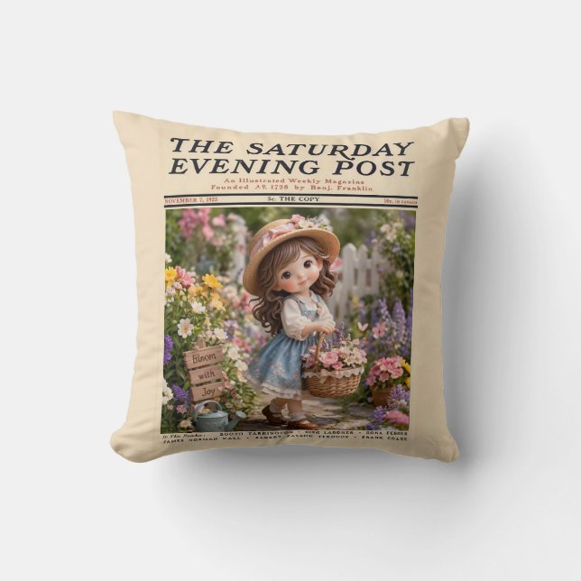 Saturday Evening Post Kissen (Vorderseite)