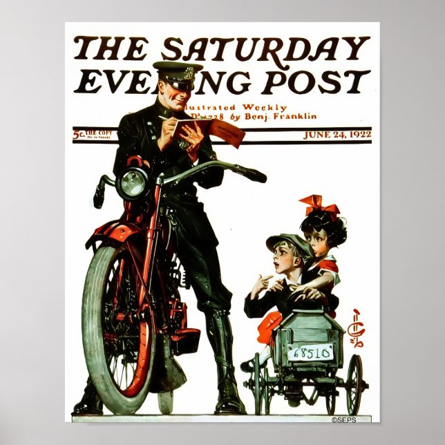Saturday Evening Post Poster (Vorne)