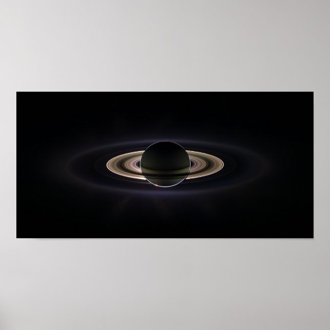 Saturn Aglow Poster (Vorne)