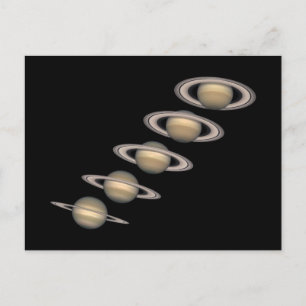 Saturn&apos Rings Postkarte