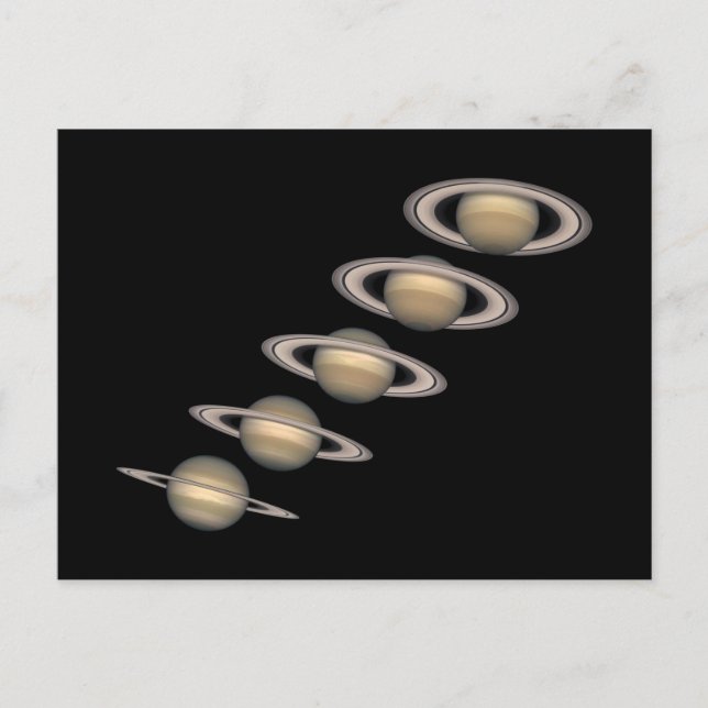 Saturn&apos Rings Postkarte (Vorderseite)