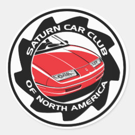 Saturn Car Club Nordamerika 3 Zoll Rundaufkleber Runder Aufkleber
