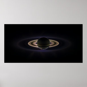 Saturn Eclipse Poster