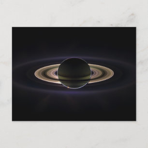 Saturn Eclipse Postkarte