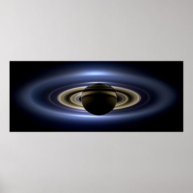 Saturn Eclipsed the Sun from Cassini Orbiter   Poster (Vorne)