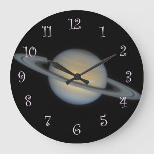 Saturn Große Wanduhr