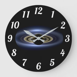 Saturn Große Wanduhr