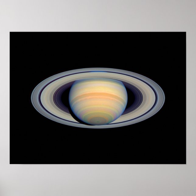Saturn (Hubble Telescope) Poster (Vorne)