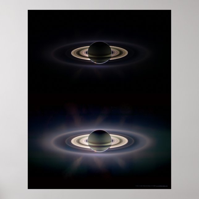 Saturn in Eclipse 16x20 (9x11) Poster (Vorne)