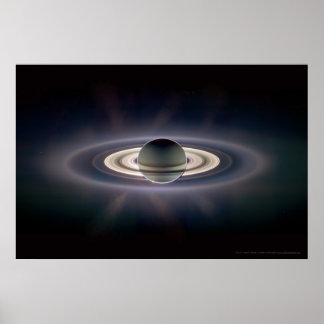 Saturn in Eclipse 18x12 (9x5) Poster