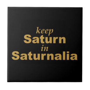 Saturn in Saturnalia behalten Fliese