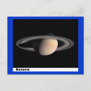 Saturn mit Rings Postkarte