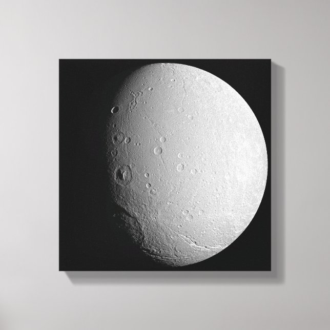 Saturn Mond Dione 2 Leinwanddruck (Vorderseite)