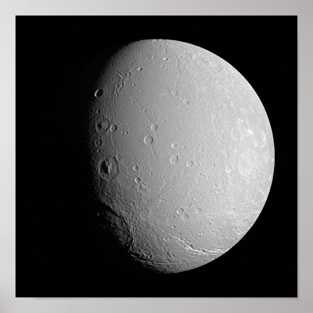 Saturn Mond Dione 2 Poster (Vorne)