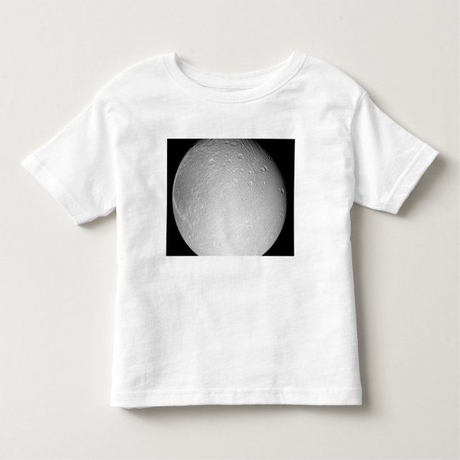 Saturn Mond Dione Kleinkind T-shirt (Vorderseite)
