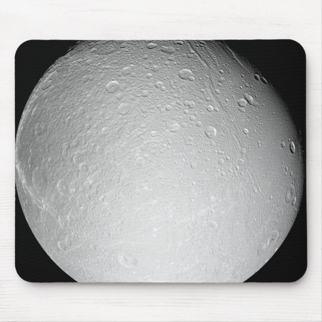 Saturn Mond Dione Mousepad (Vorne)