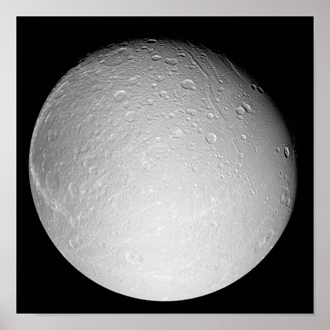 Saturn Mond Dione Poster (Vorne)