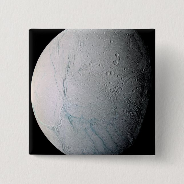 Saturn-Mond-Enceladus 2 Button (Vorderseite)