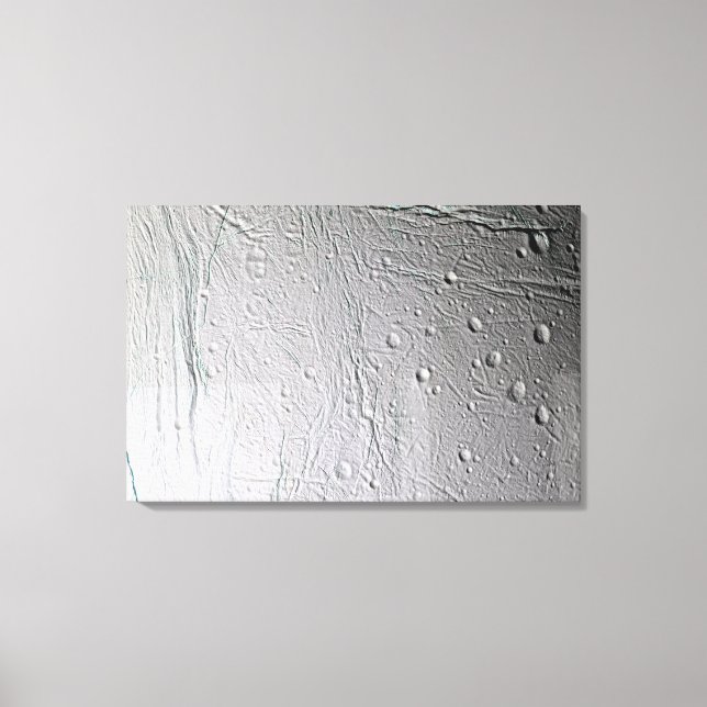 Saturn-Mond-Enceladus 2 Leinwanddruck (Vorderseite)