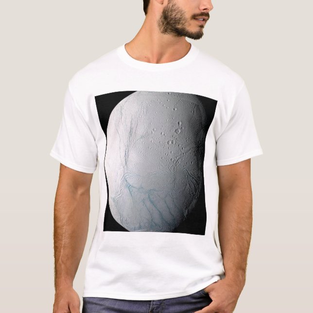 Saturn-Mond-Enceladus 2 T-Shirt (Vorderseite)