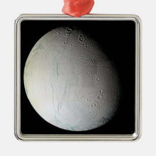 Saturn-Mond-Enceladus 3 Ornament Aus Metall
