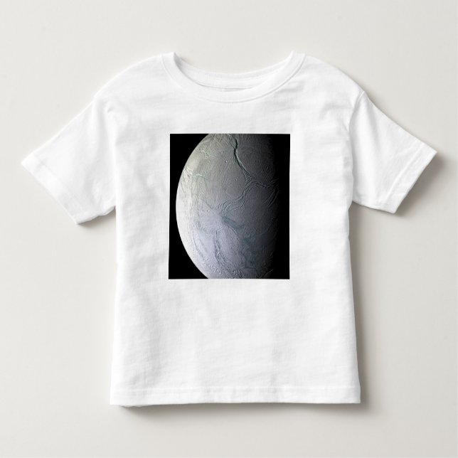 Saturn Mond Enceladus Kleinkind T-shirt (Vorderseite)