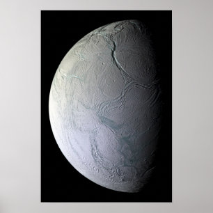 Saturn Mond Enceladus Poster