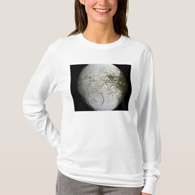 Saturn-Mond-Iapetus 2 T-Shirt (Vorderseite)