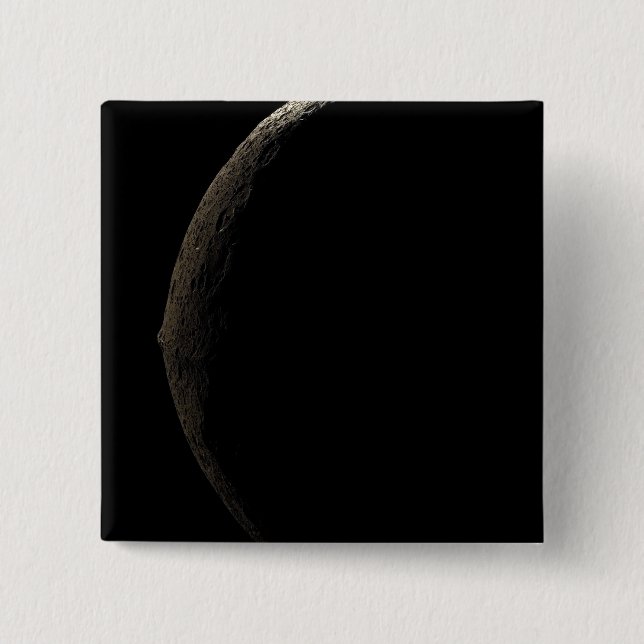 Saturn Mond Iapetus Button (Vorderseite)