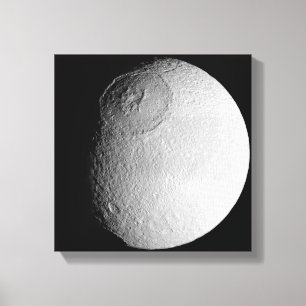 Saturn-Mond-Tethys 2 Leinwanddruck