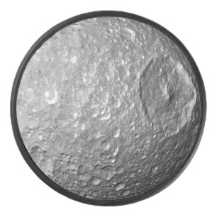 Saturn Moon Mimas Eishockey Puck