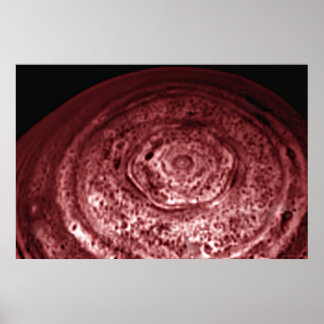 Saturn-Nordpol 52x35 (52x35) Poster