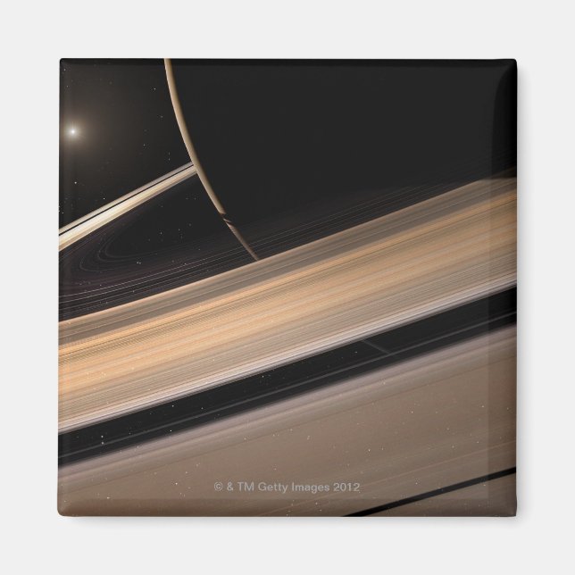 Saturn-Planet im Sonnensystem, nah-up 2 Magnet (Vorne)