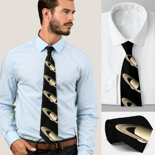 Saturn Planet Neck Tie Krawatte
