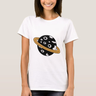 Saturn Planet - Stylized Space Graphic T-Shirt