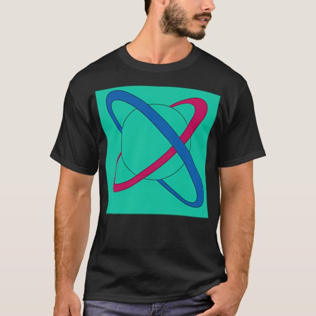 Saturn-Planeten T-Shirt (Vorderseite)