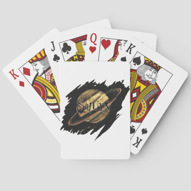 Saturn Playing Cards Spielkarten (Rückseite)