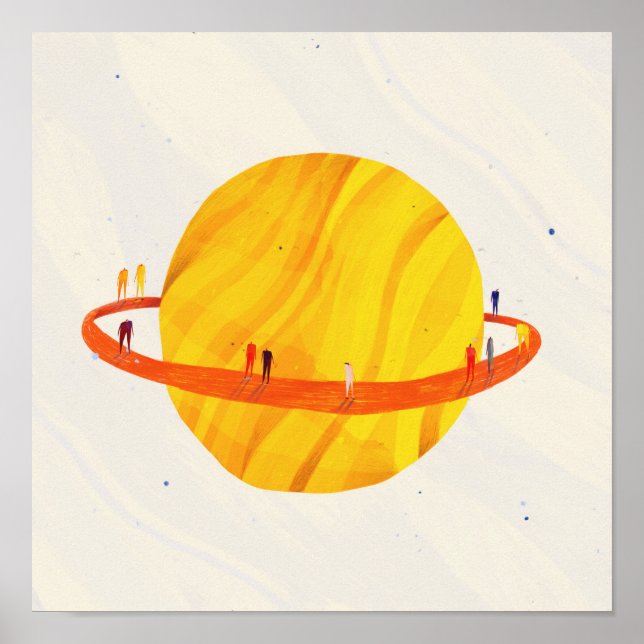 Saturn Poster (Vorne)