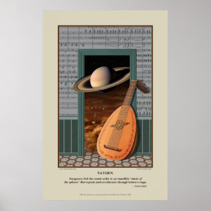 Saturn Print Poster