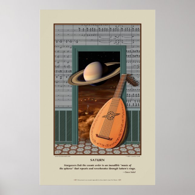 Saturn Print Poster (Vorne)