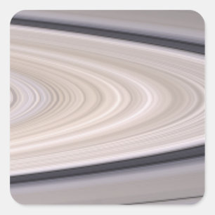 Saturn-Ringsystem Quadratischer Aufkleber