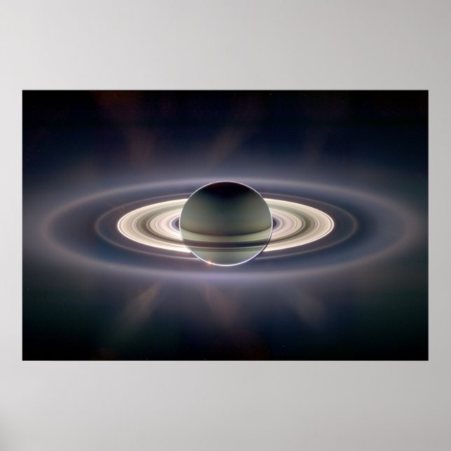 Saturn Solar Eclipse Poster (Vorne)