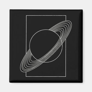 Saturn Sonnensystem Planet Galaxie Astronomie Magnet