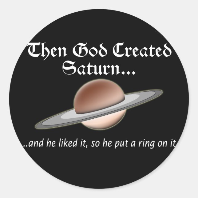 Saturn Sticker 2 (Vorderseite)