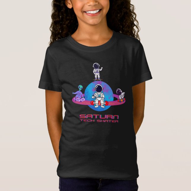 Saturn Tech Skater T-Shirt (Vorderseite)