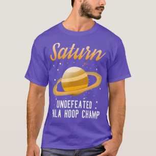 Saturn Unbesiegter Hula Hoop Champion Funny T-Shirt